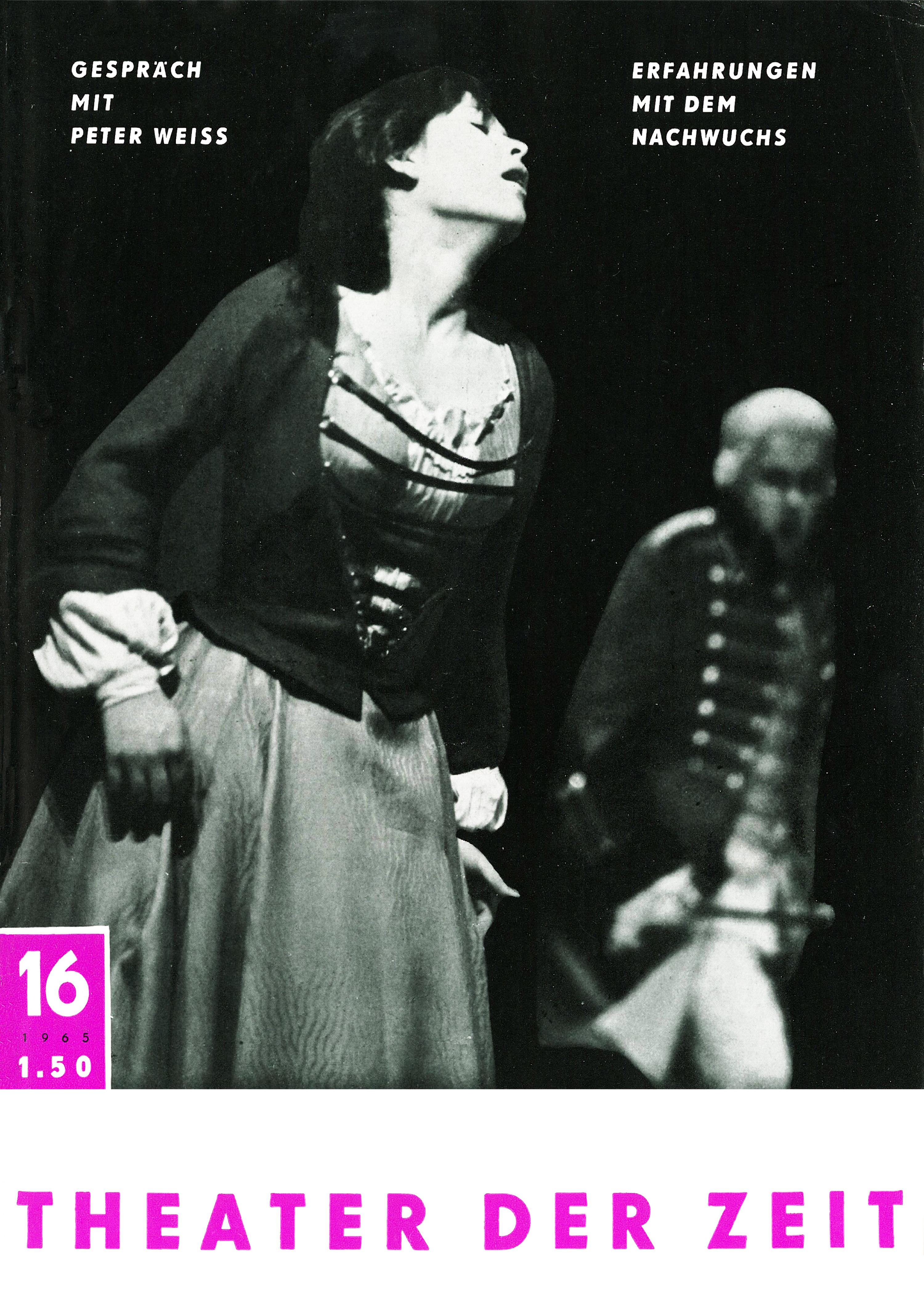 Lektionen in der Praxis Theater der Zeit Heft 16/1965