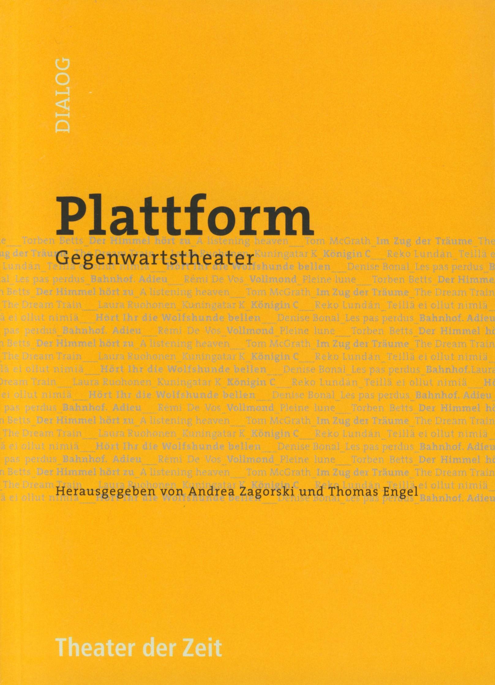 Plattform I Dialog 1 "Plattform I"