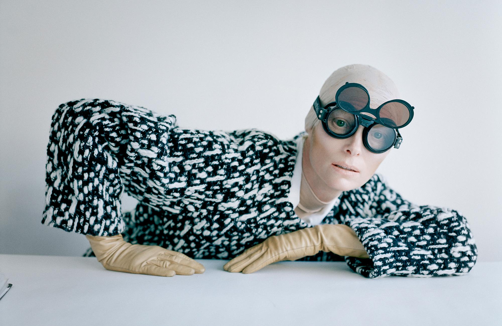 Tilda Swinton, Fashion: Yves Saint Laurent, Reykjavik, 2011