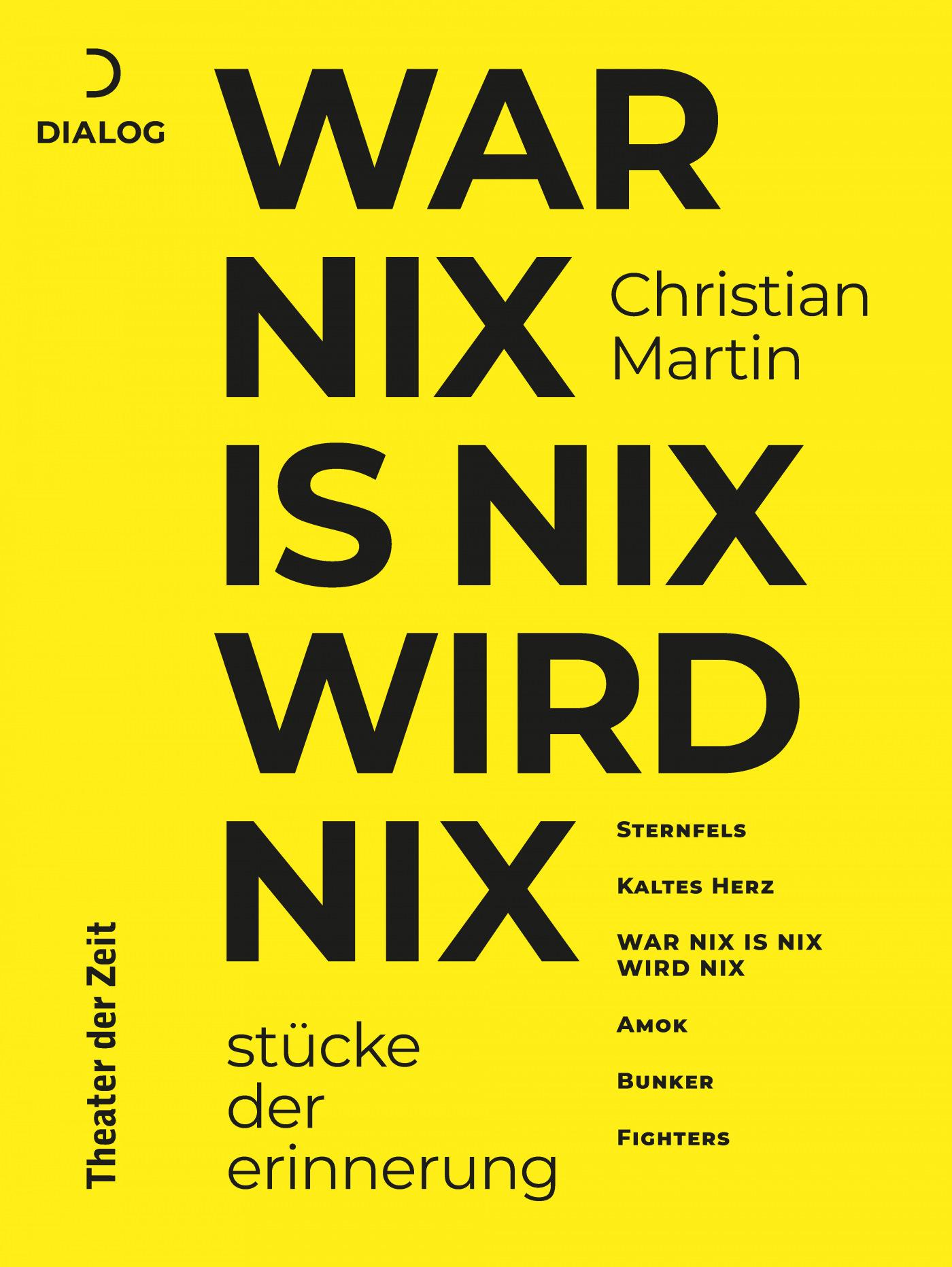 War nix is nix wird nix Dialog 31 "War nix is nix wird nix"